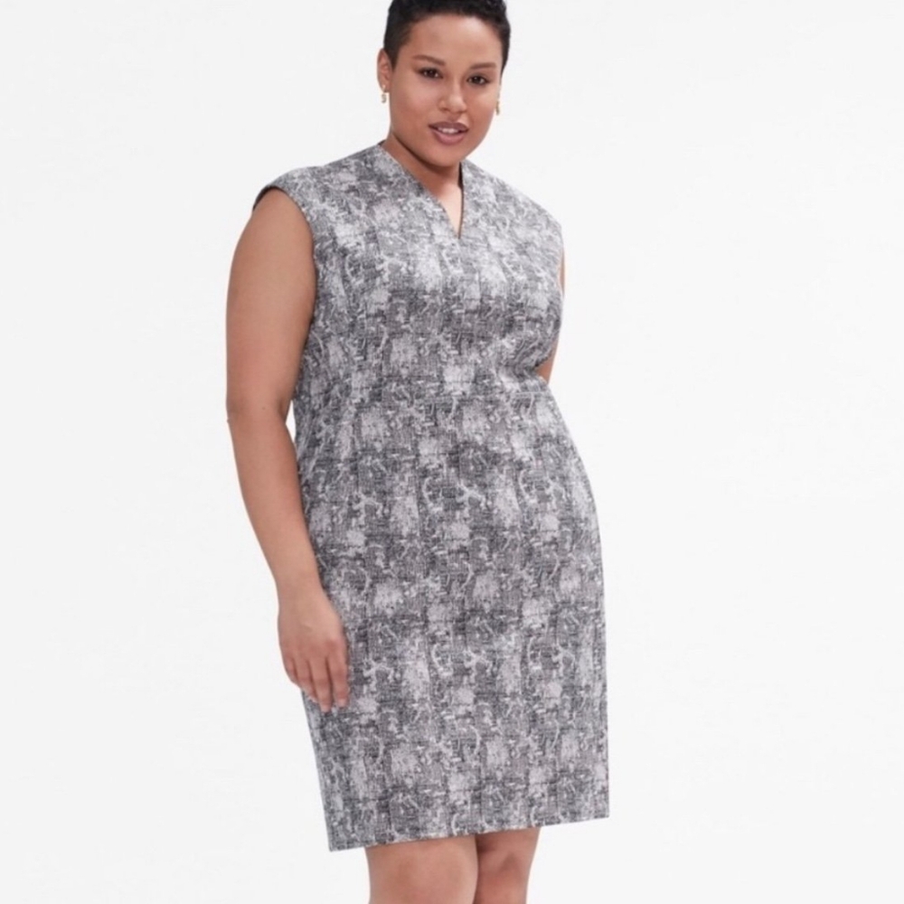 MM Lafleur New York The Aditi Dress in Crackle Size +1/1X NWOT